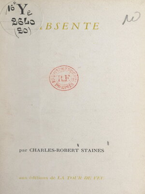 cover image of L'absente